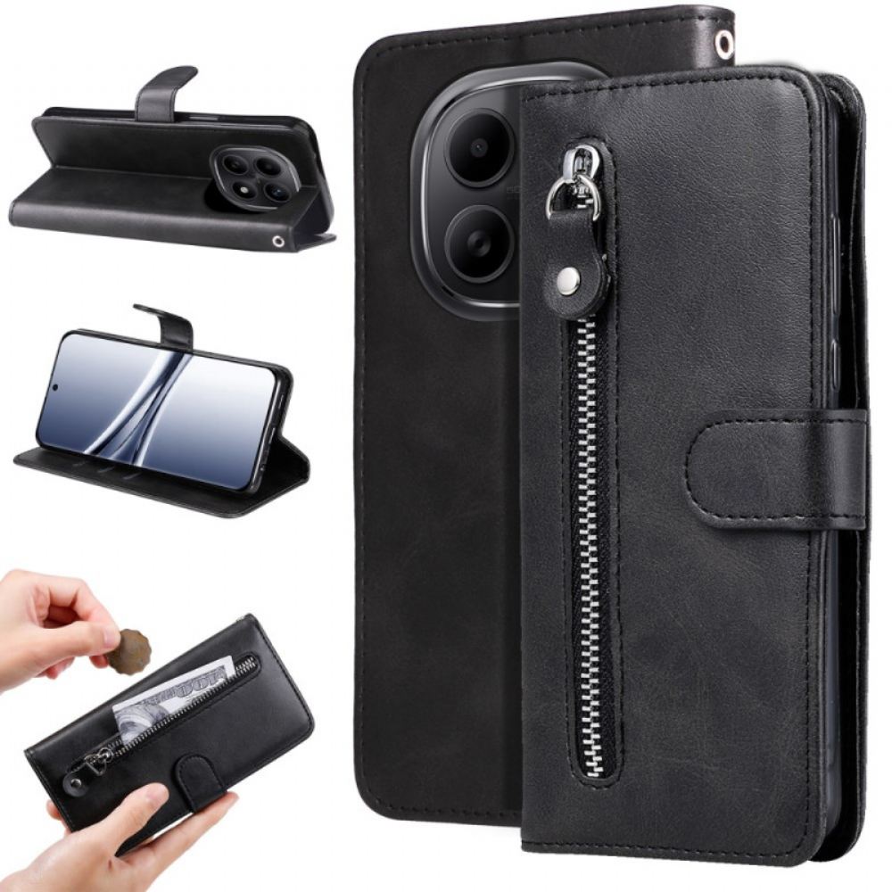 Kožený Kryt Na Xiaomi Redmi Note 15 5g Kapsa Na Zip