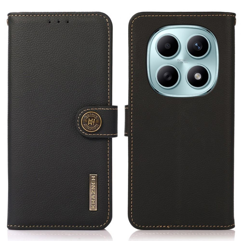 Kožený Kryt Na Xiaomi Redmi Note 15 5g Khazneh