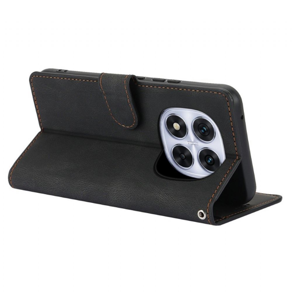 Kožený Kryt Na Xiaomi Redmi Note 15 5g Retro Semišový Efekt