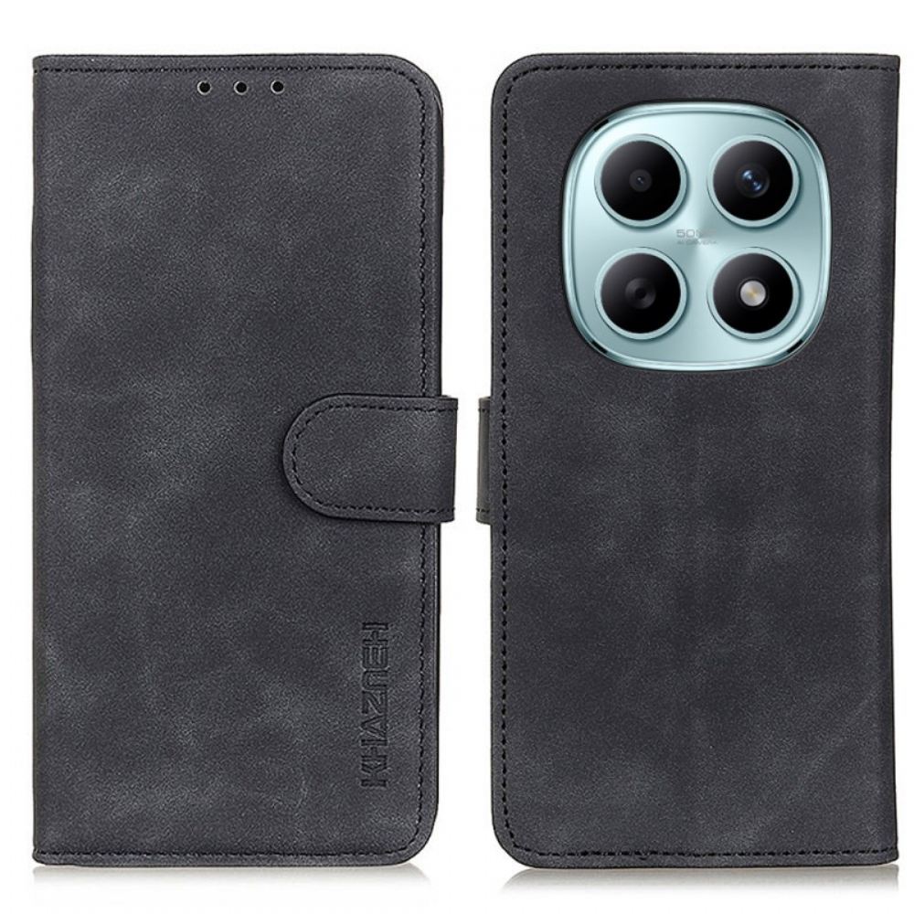 Kožený Kryt Na Xiaomi Redmi Note 15 5g Retro Textura Khazneh