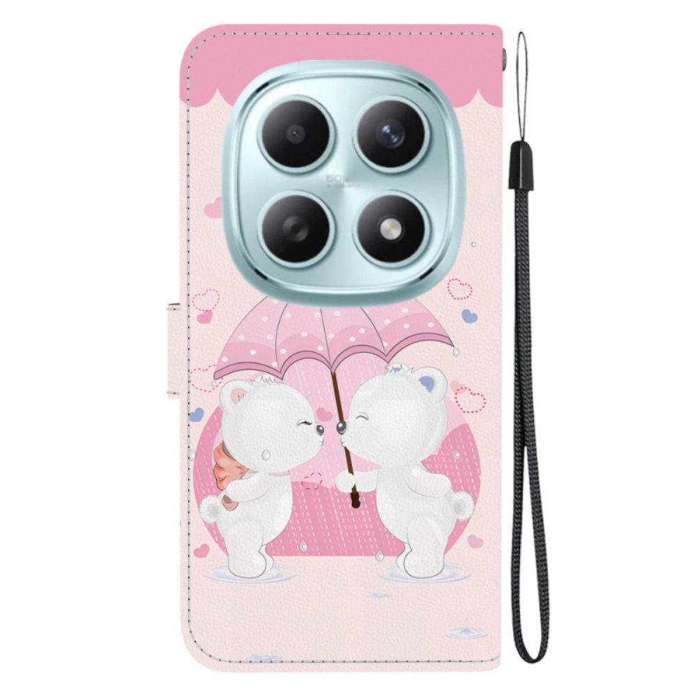 Kožený Kryt Xiaomi Redmi Note 15 5g Dvojice Medvědů