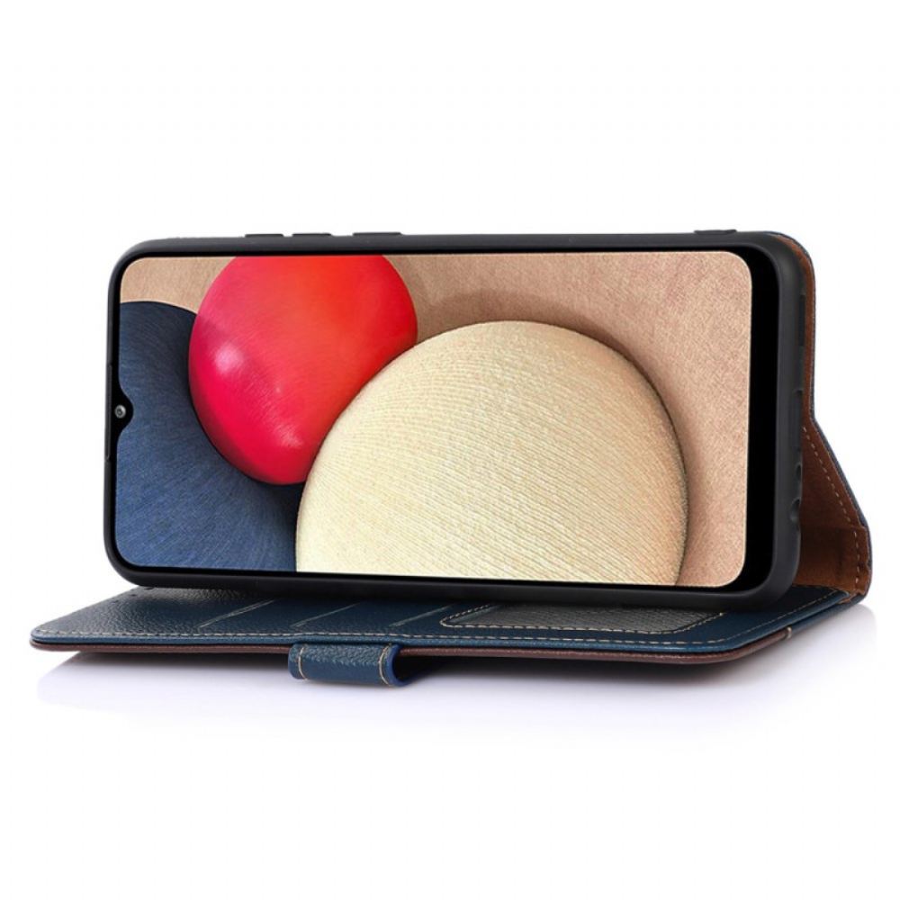 Kožený Kryt Xiaomi Redmi Note 15 5g Dvoubarevná Khazneh