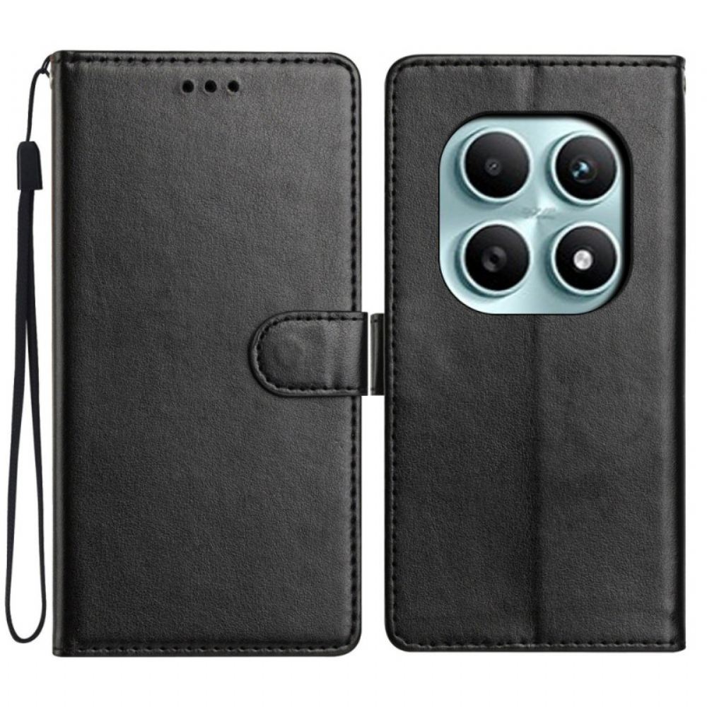 Kožený Kryt Xiaomi Redmi Note 15 5g Jednoduchá