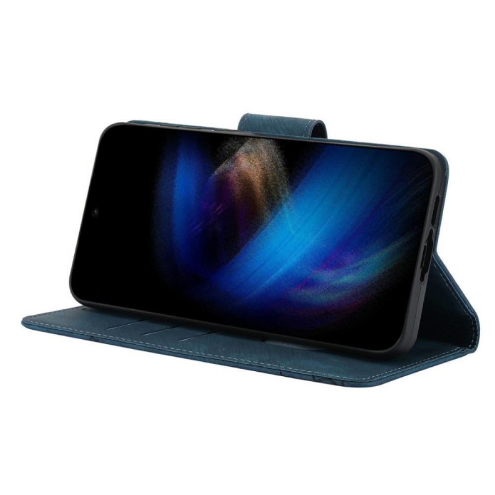 Kožený Kryt Xiaomi Redmi Note 15 5g Květiny A Motýli