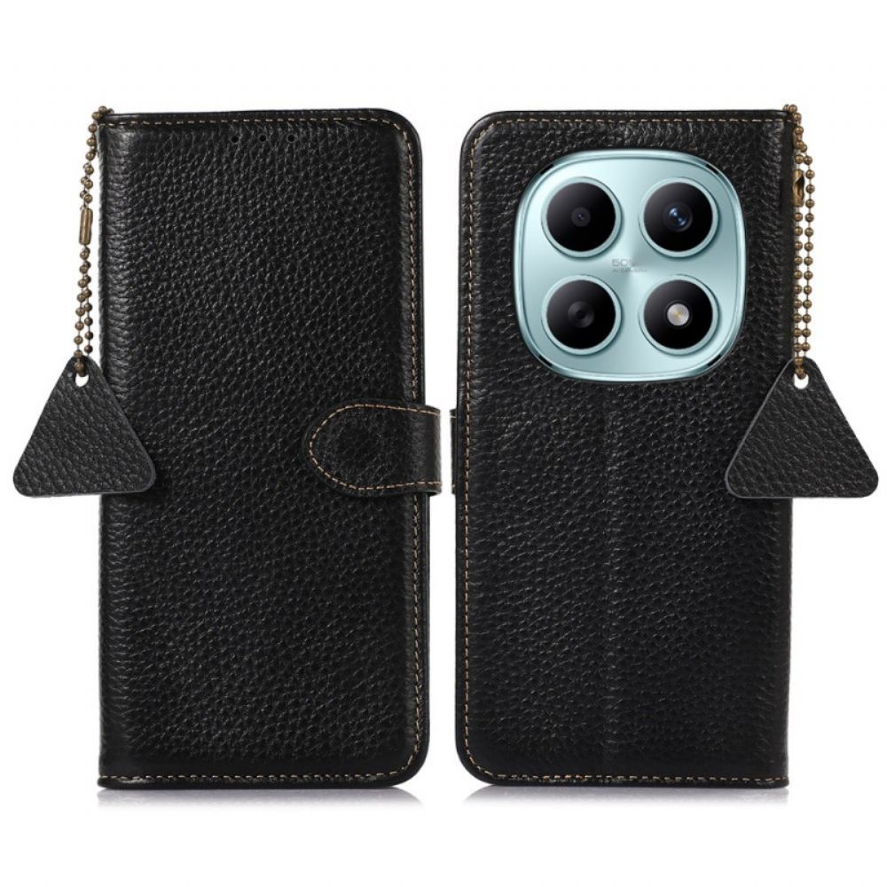 Kožený Kryt Xiaomi Redmi Note 15 5g Kůže S Rfid Blokováním