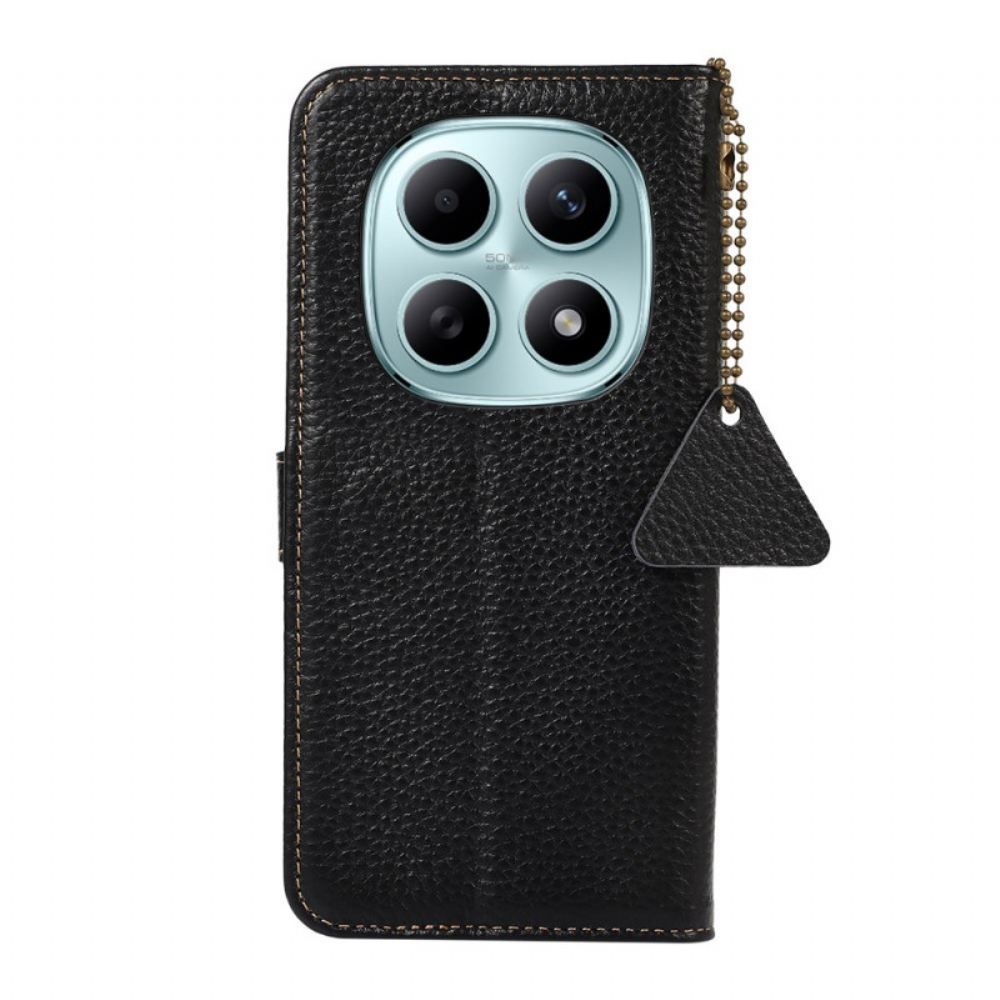 Kožený Kryt Xiaomi Redmi Note 15 5g Kůže S Rfid Blokováním