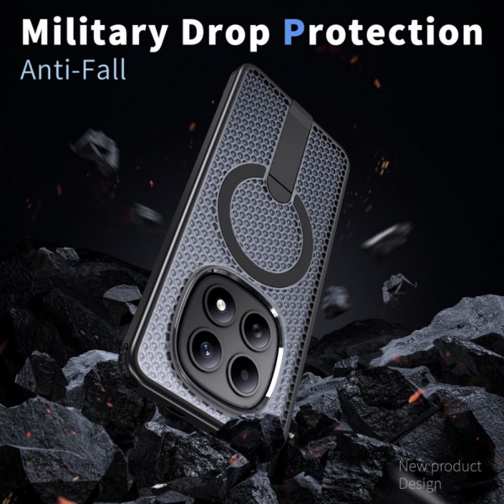 Kožený Kryt Xiaomi Redmi Note 15 5g Mřížková Textura