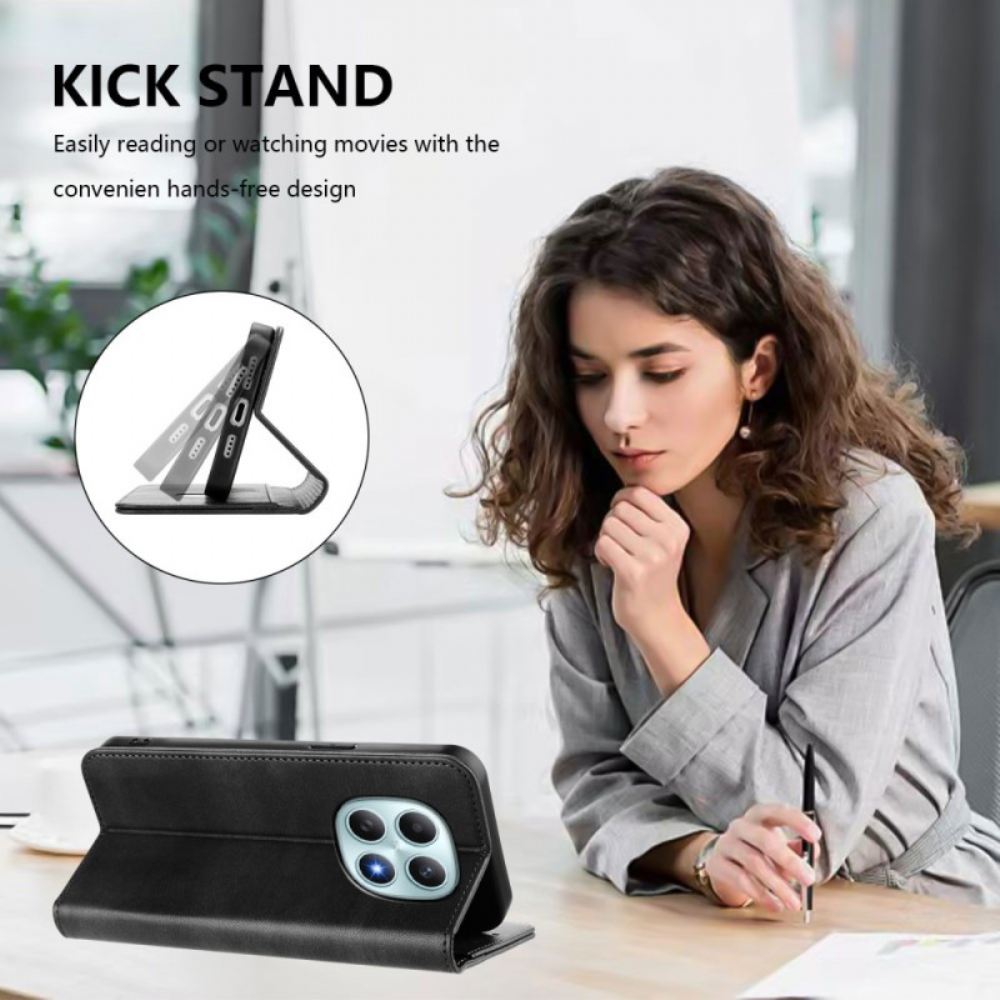 Kožený Kryt Xiaomi Redmi Note 15 5g Retro S Rfid Blokováním