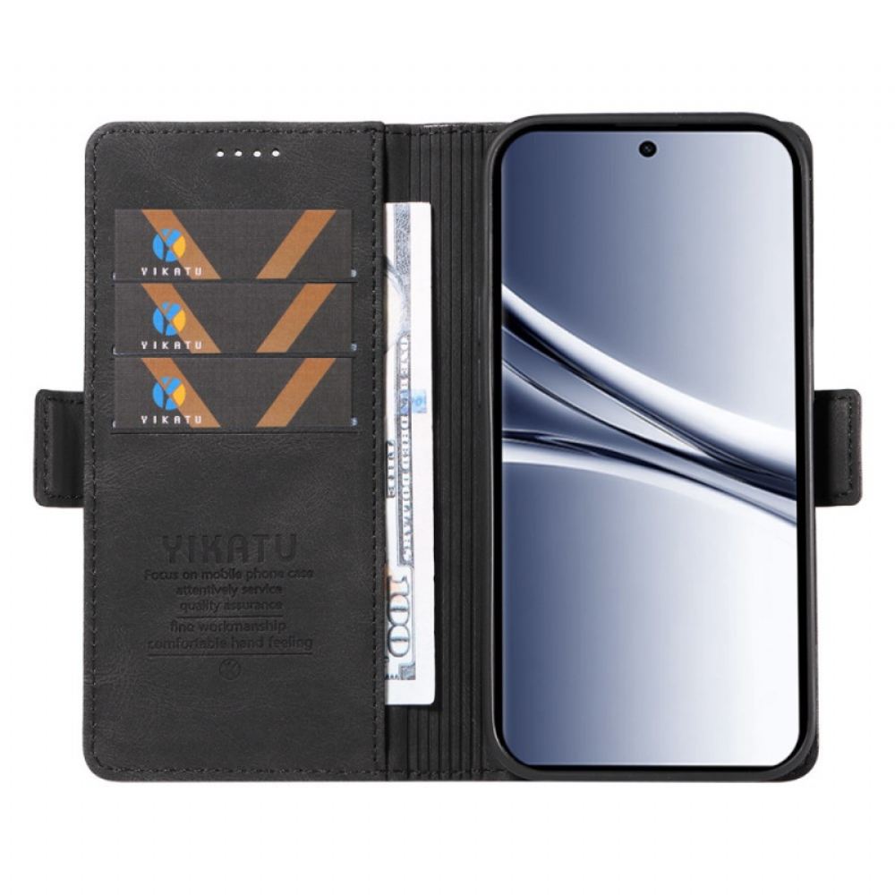 Kožený Kryt Xiaomi Redmi Note 15 5g Semišový Efekt Yikatu