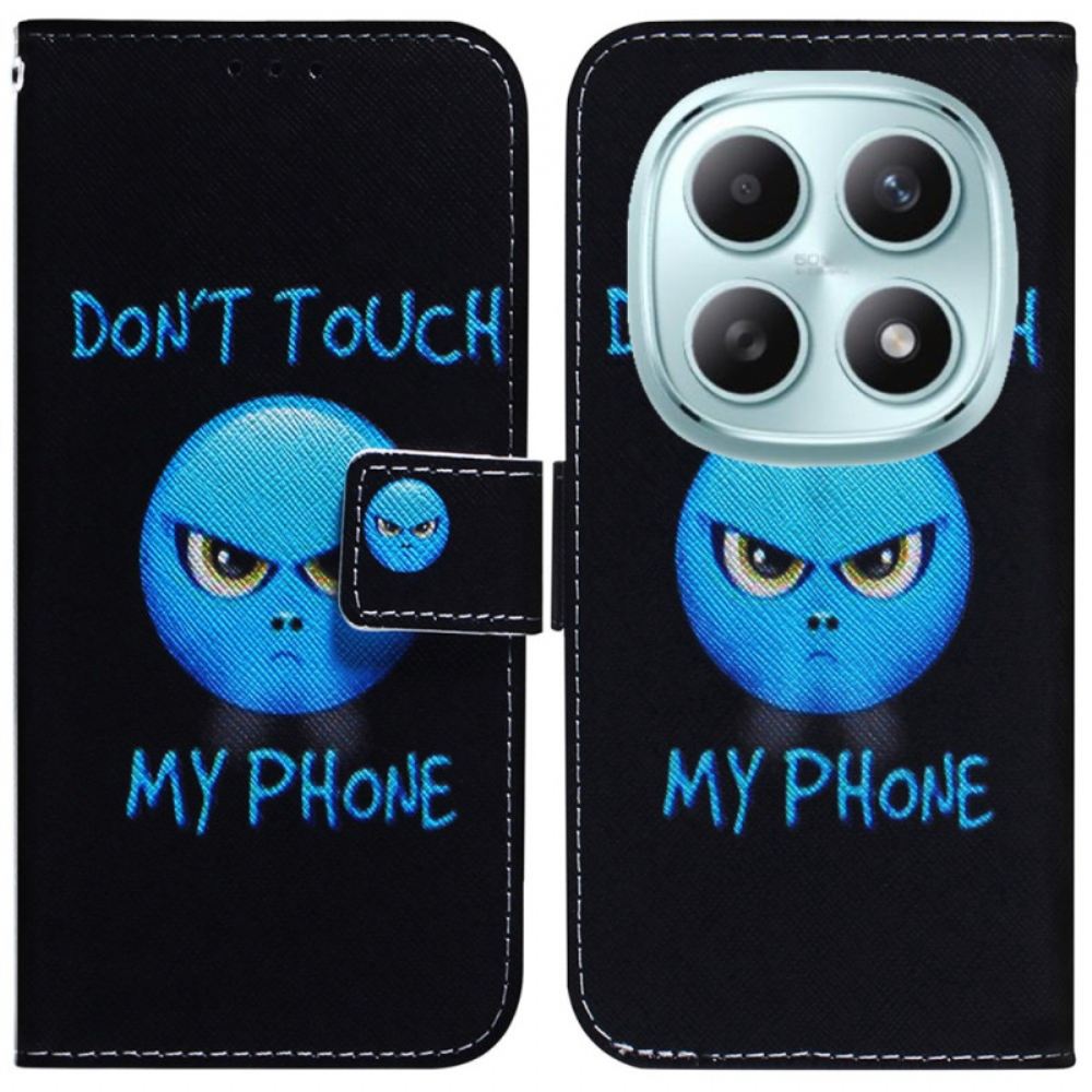 Kožený Kryt Xiaomi Redmi Note 15 5g Telefon S Emotikony