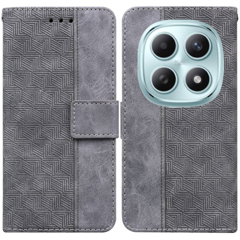 Kožený Kryt Xiaomi Redmi Note 15 5g Tkaný Vzor