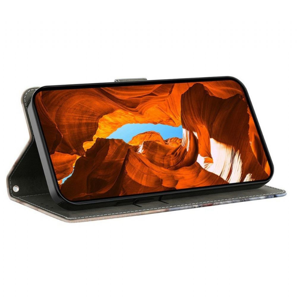 Kožený Kryt Xiaomi Redmi Note 15 5g Zábavné Kočky