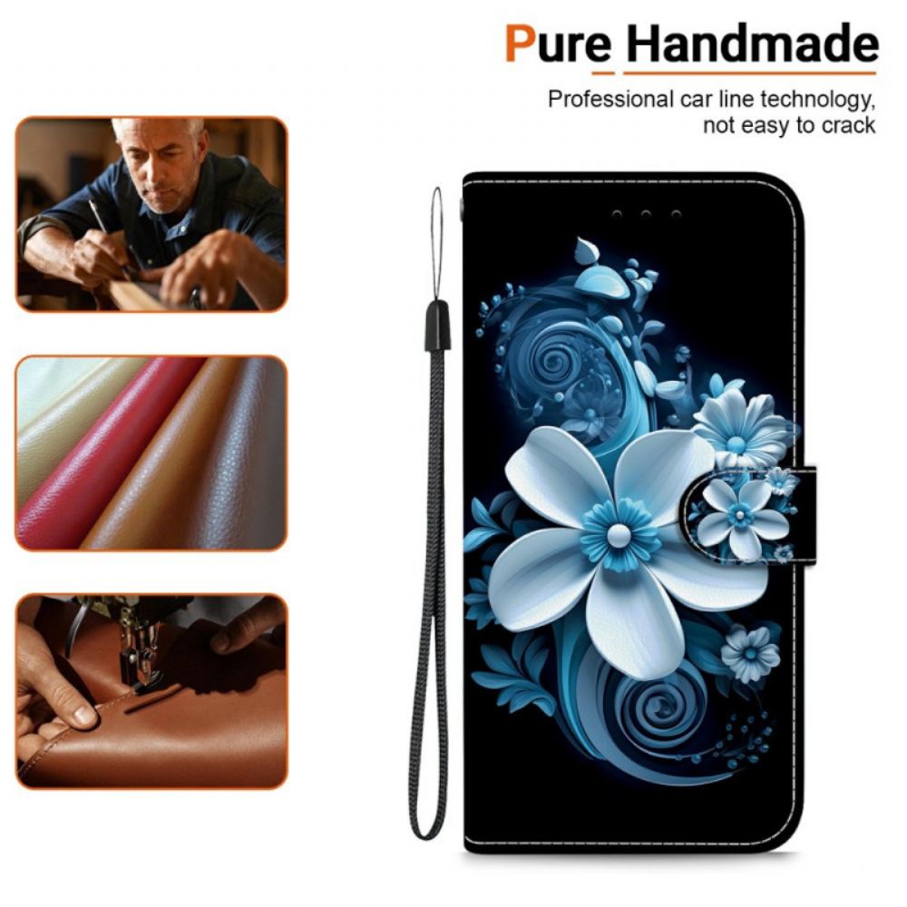 Kožený Kryt Xiaomi Redmi Note 15 5g Černá Orchidej