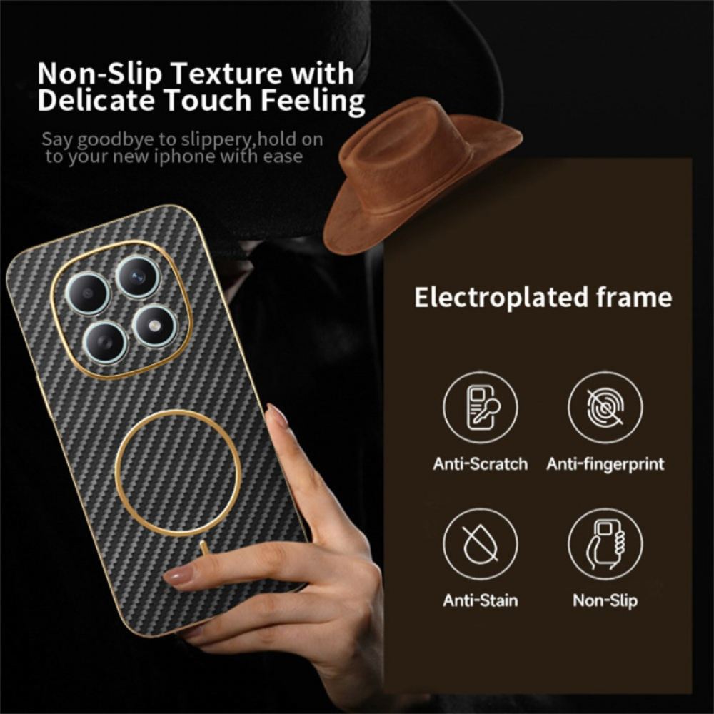 Kryt Xiaomi Redmi Note 15 5g Textura Z Uhlíkových Vláken