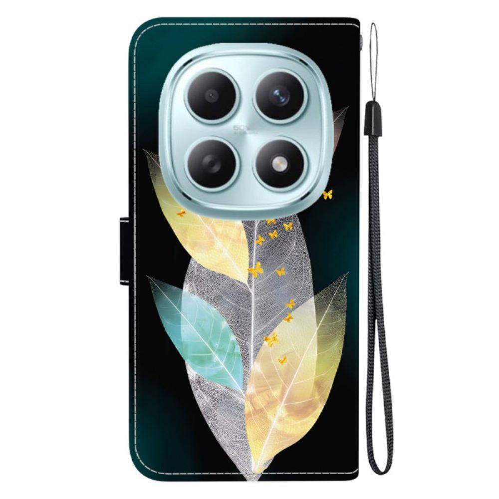 Peněženková Pouzdra Xiaomi Redmi Note 15 5g Kryty Na Mobil Barevné Listy