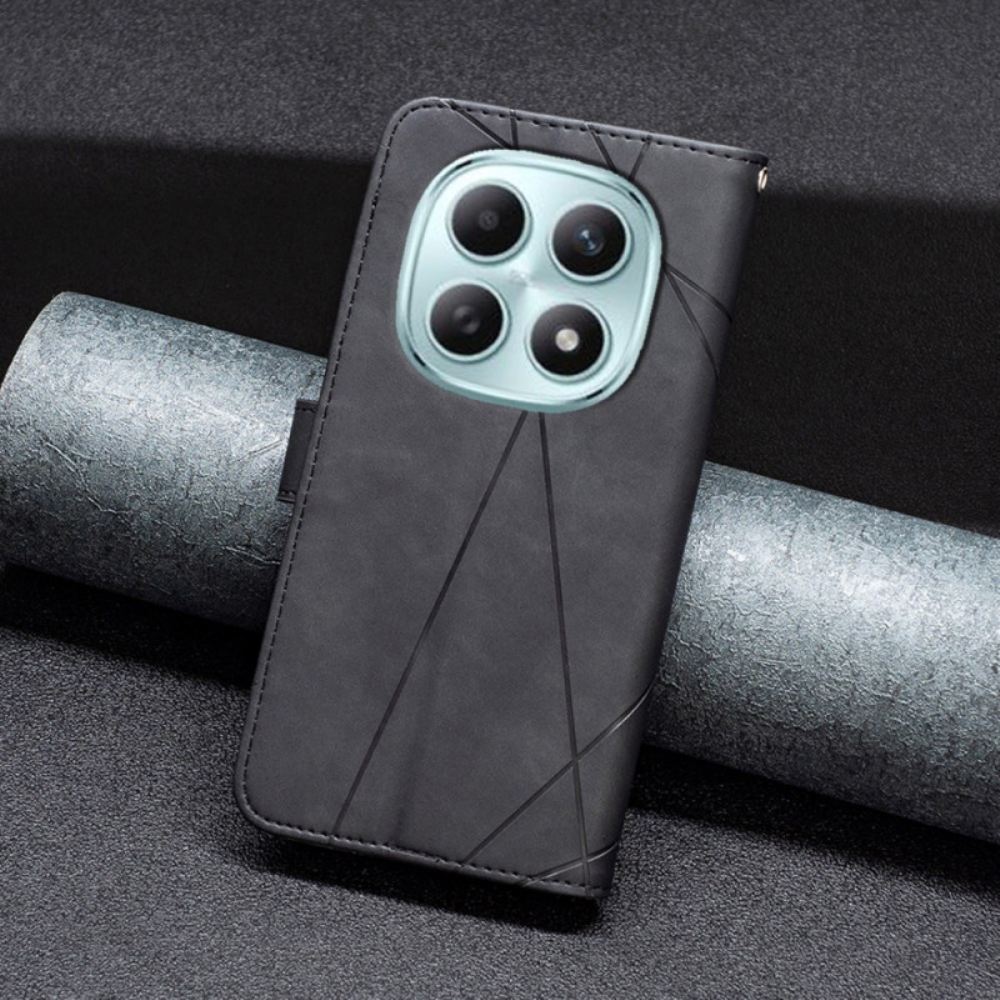 Peněženková Pouzdra Xiaomi Redmi Note 15 5g Kryty Na Mobil Geometrický Vzor Binfen Color