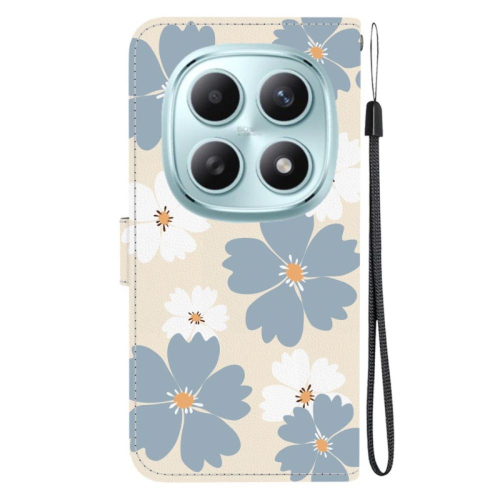 Peněženková Pouzdra Xiaomi Redmi Note 15 5g Kryty Na Mobil Modré Sedmikrásky