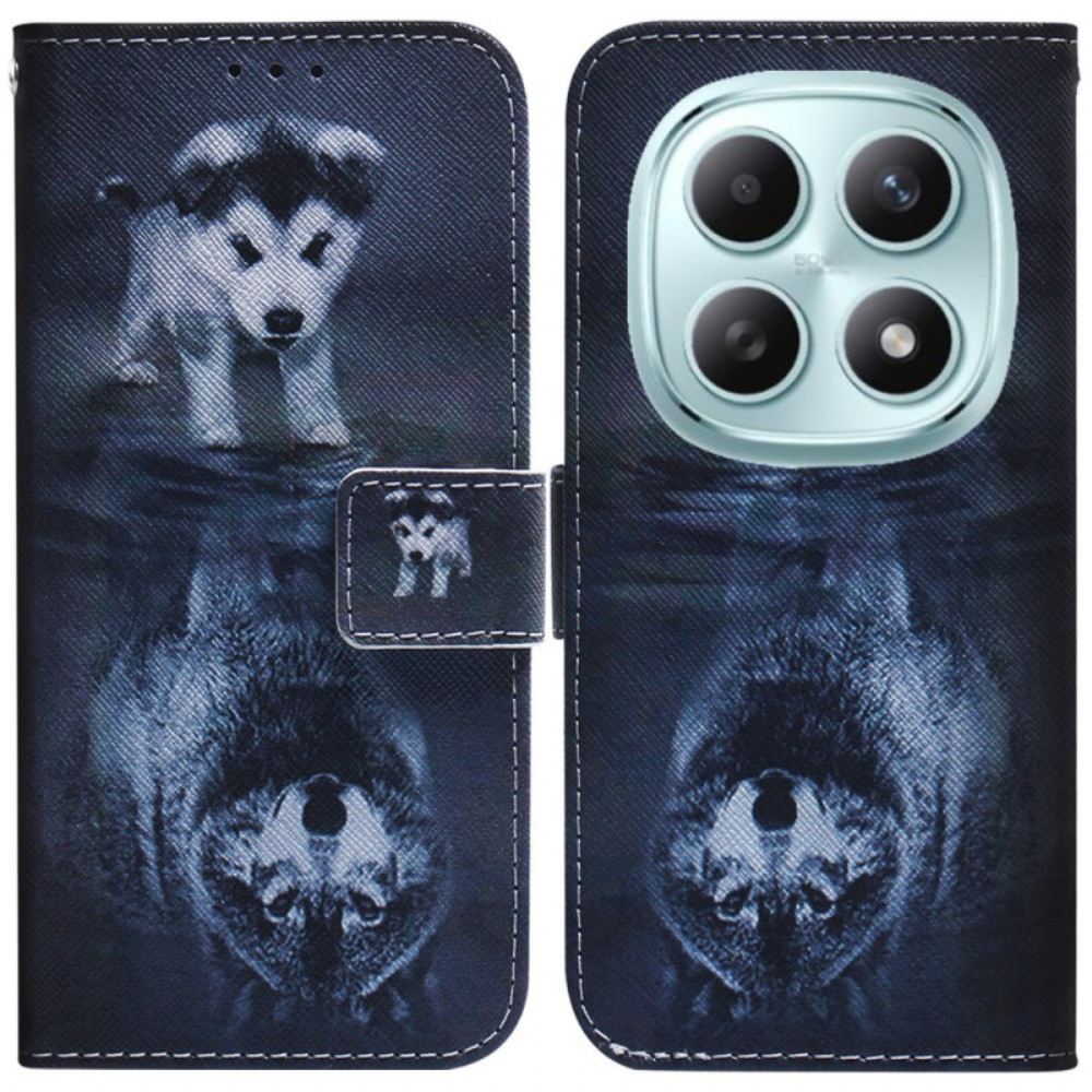 Peněženková Pouzdra Xiaomi Redmi Note 15 5g Kryty Na Mobil Sen O Štěňátku