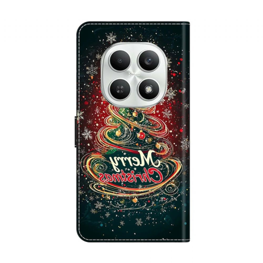 Peněženková Pouzdra Xiaomi Redmi Note 15 5g Kryty Na Mobil Vánoční Stromeček
