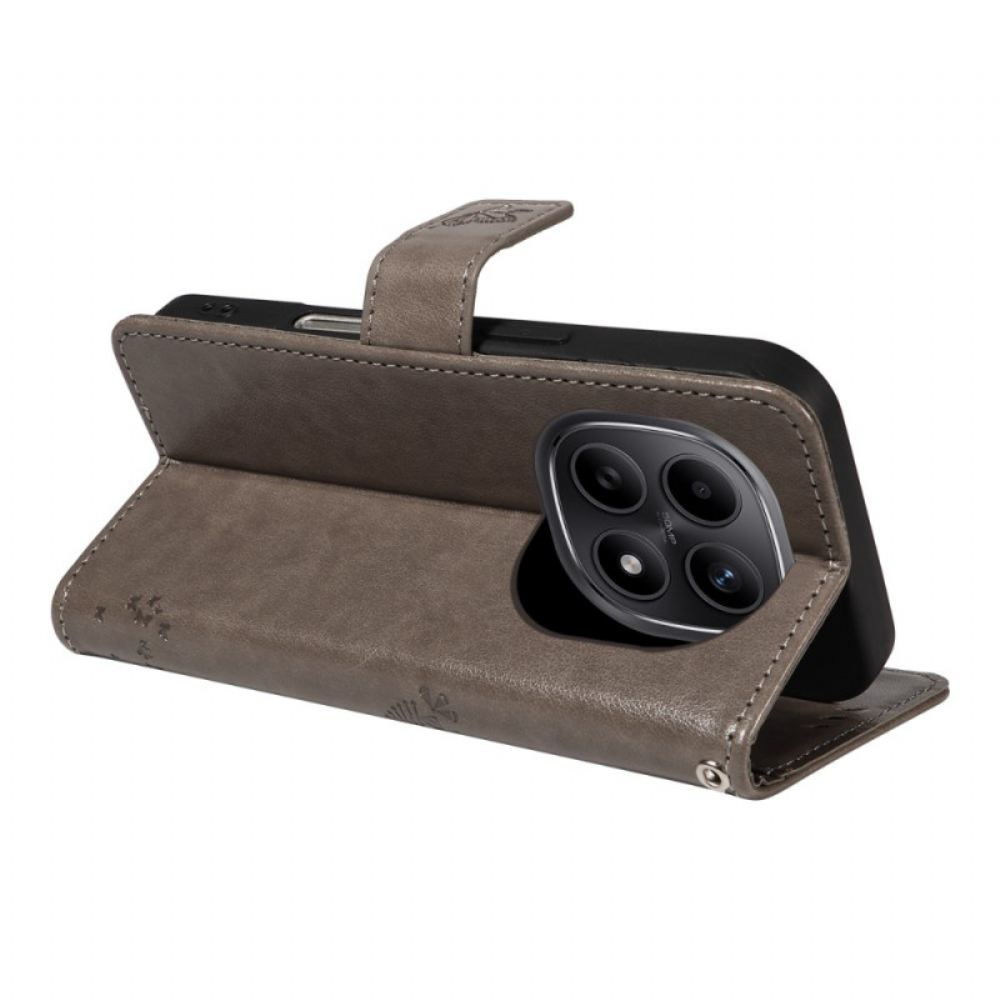 Peněženková Pouzdra Xiaomi Redmi Note 15 5g Kryty Na Mobil Vzor Kočky A Stromu