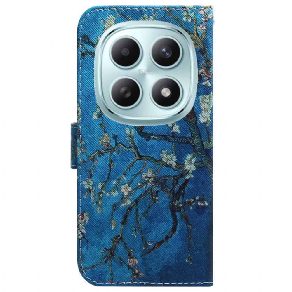 Peněženková Pouzdra Xiaomi Redmi Note 15 5g Květy Meruňky