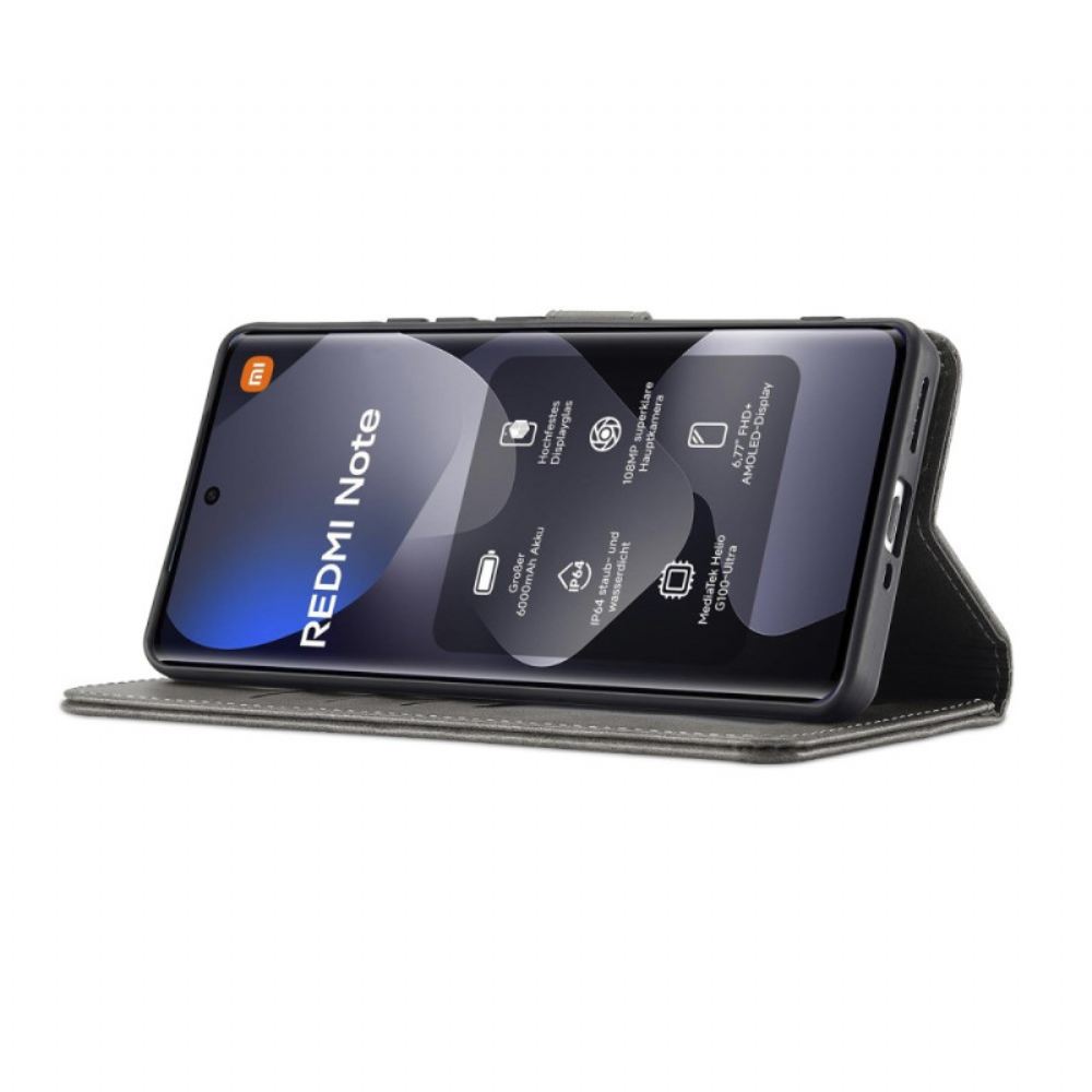 Peněženková Pouzdra Xiaomi Redmi Note 15 5g Lc.imeeke Kožený Efekt