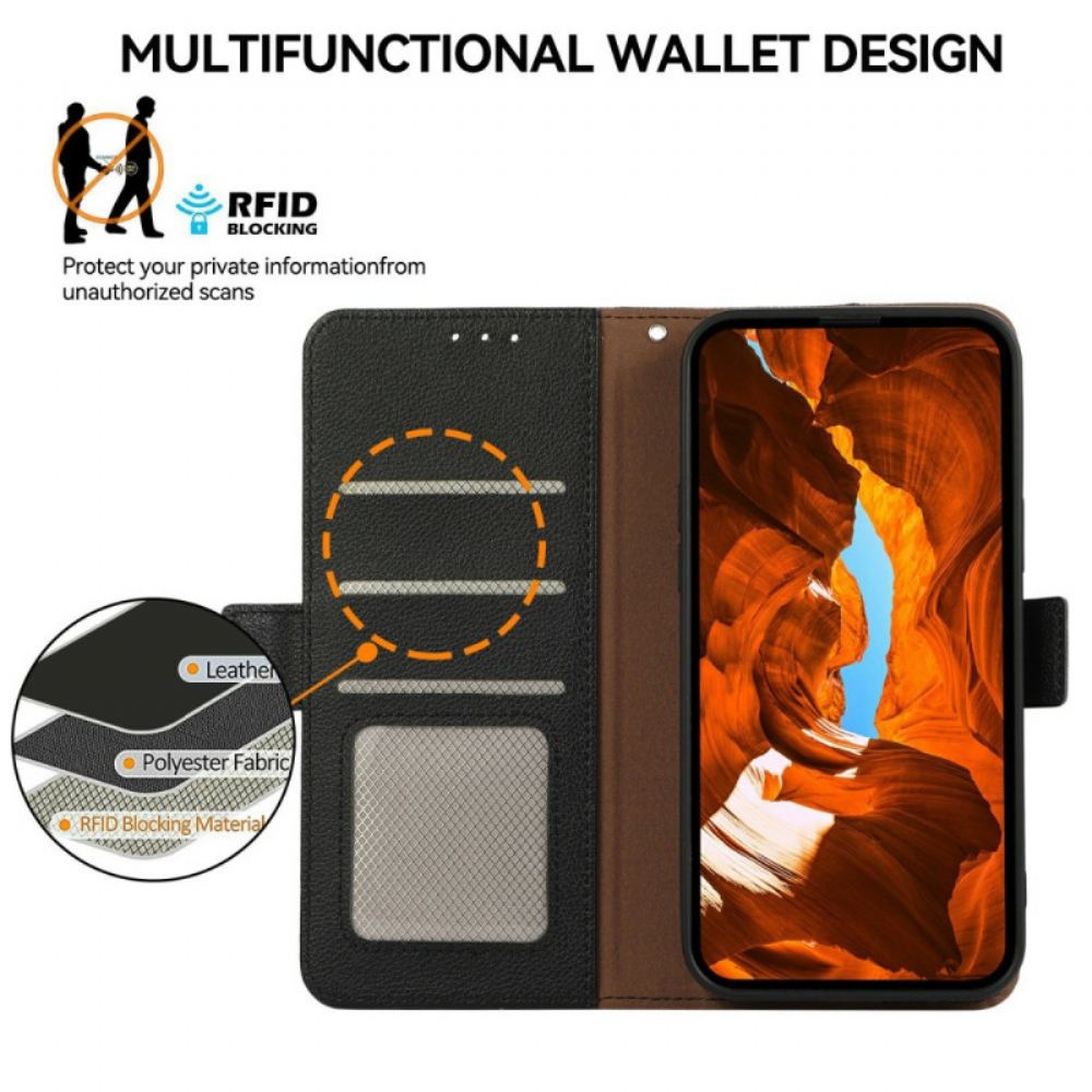 Peněženková Pouzdra Xiaomi Redmi Note 15 5g Rfid Ochrana Abeel