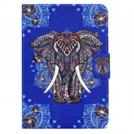 Kožený Kryt iPad (2025) Kmenový Slon