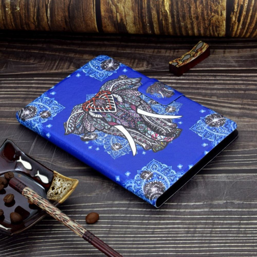 Kožený Kryt iPad (2025) Kmenový Slon