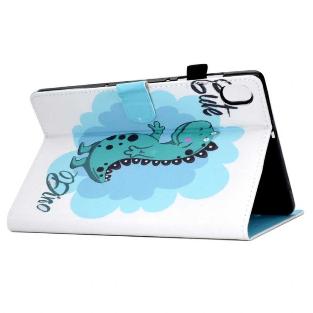 Kožený Kryt iPad (2025) Roztomilý Dinosaurus
