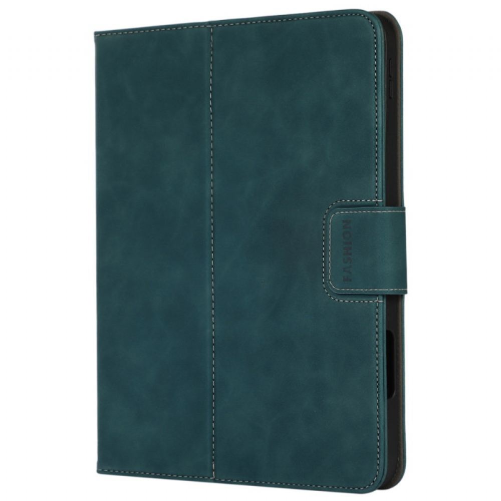 Kožený Kryt Na iPad (2025) Kožená Klopa A Držák Na Stylus