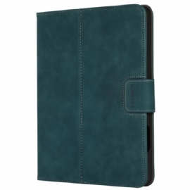 Kožený Kryt Na iPad (2025) Kožená Klopa A Držák Na Stylus