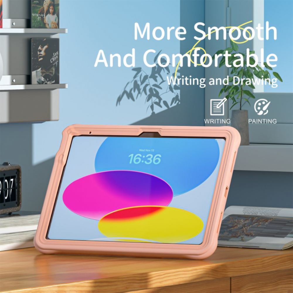 Kryt iPad (2025) Dětský Ramenní Popruh A Stojan S Pejskem