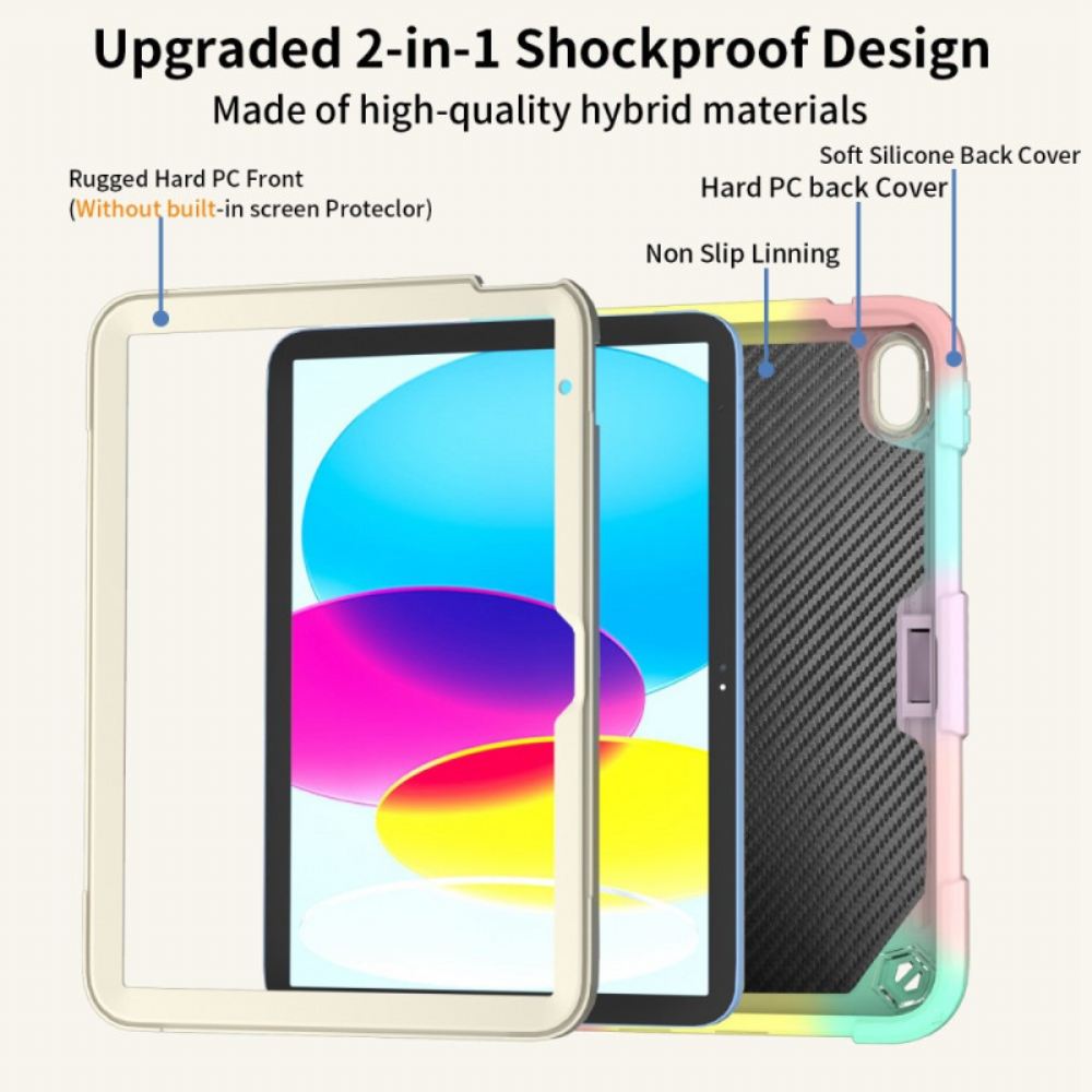 Kryt iPad (2025) Kryty Na Mobil Odolný Ramenní Popruh S Motýlem