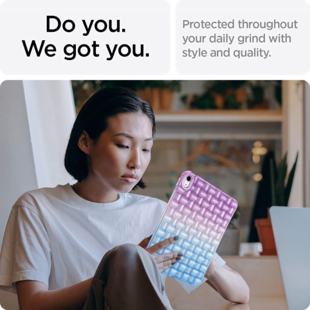 Kryt iPad (2025) Kryty Na Mobil Pletený Vzor