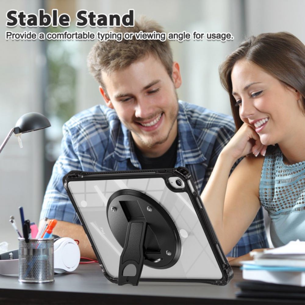 Kryt iPad (2025) Kryty Na Mobil Průhledný Integrovaný Stojánek