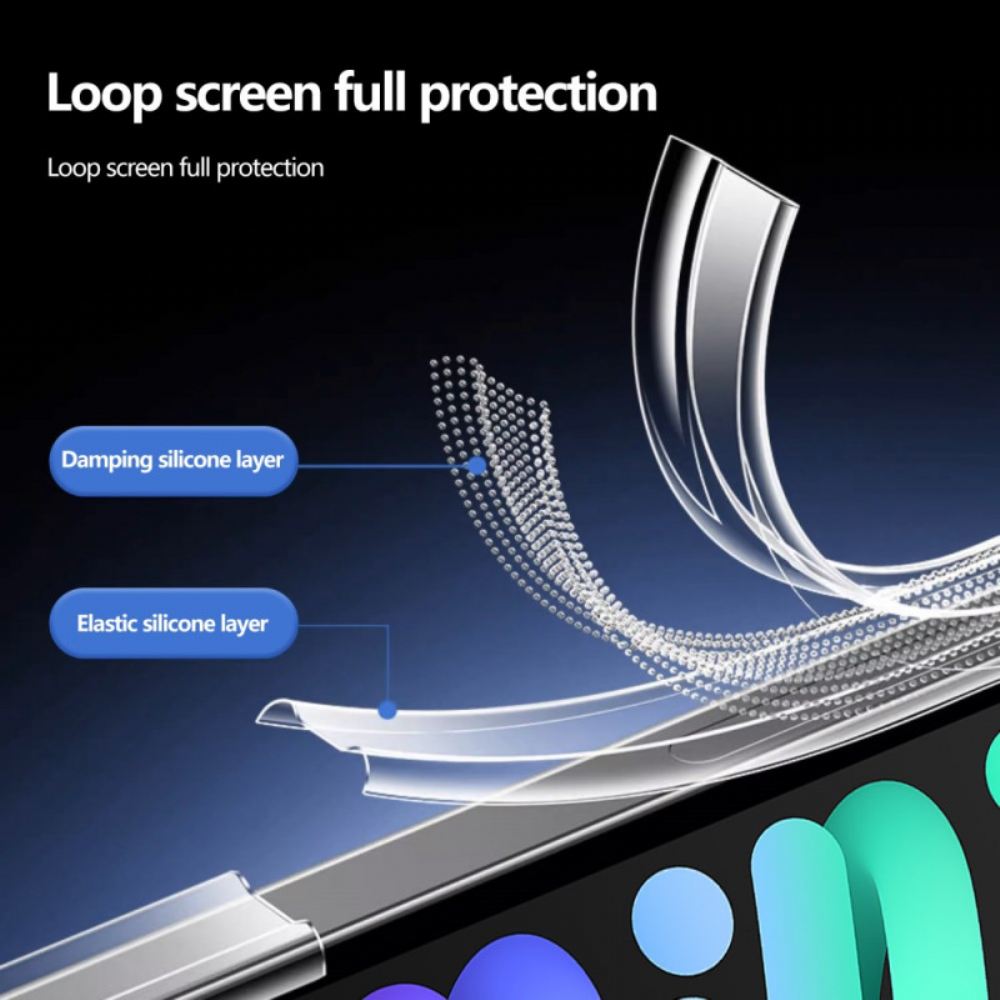 Kryt iPad (2025) Průhledný Držák Stylusu