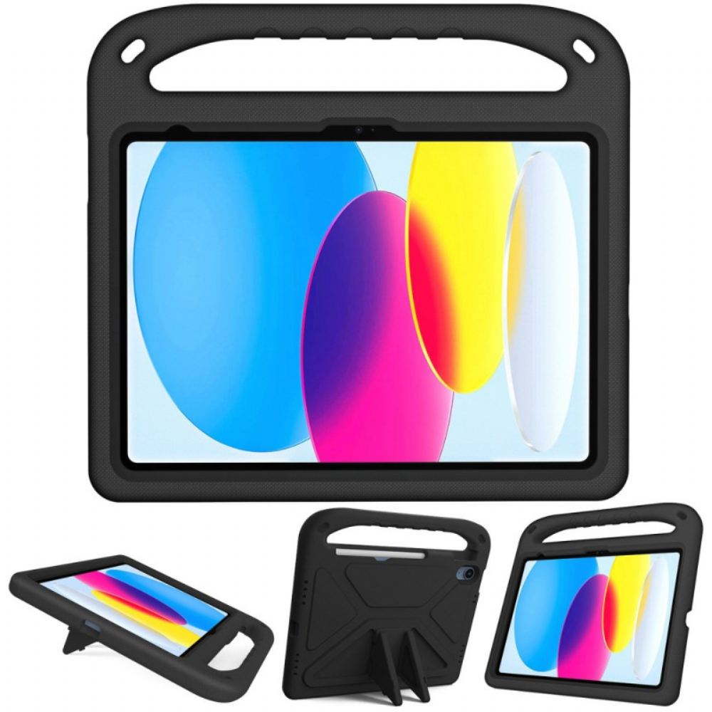 Kryt Na iPad (2025) Přenosná Rukojeť A Skládací Stojan