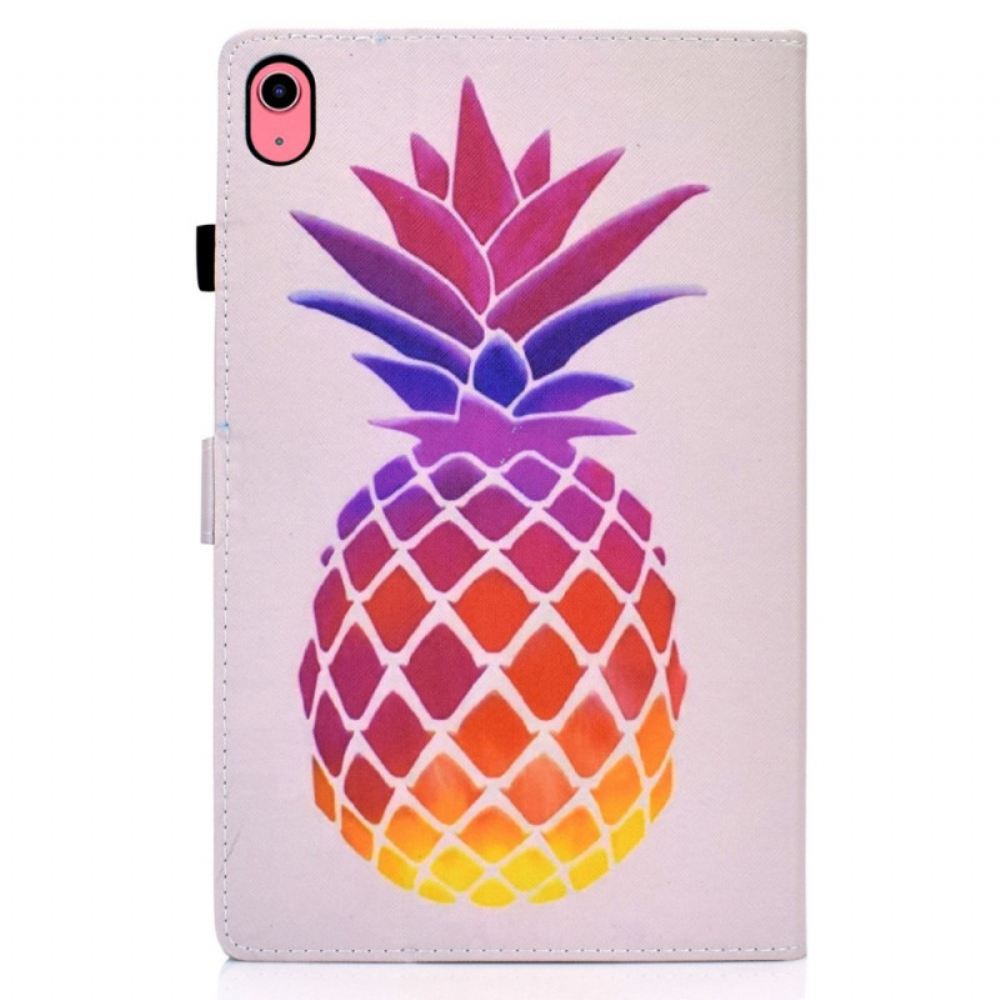 Peněženková Pouzdra iPad (2025) Kryty Na Mobil Barevný Ananas
