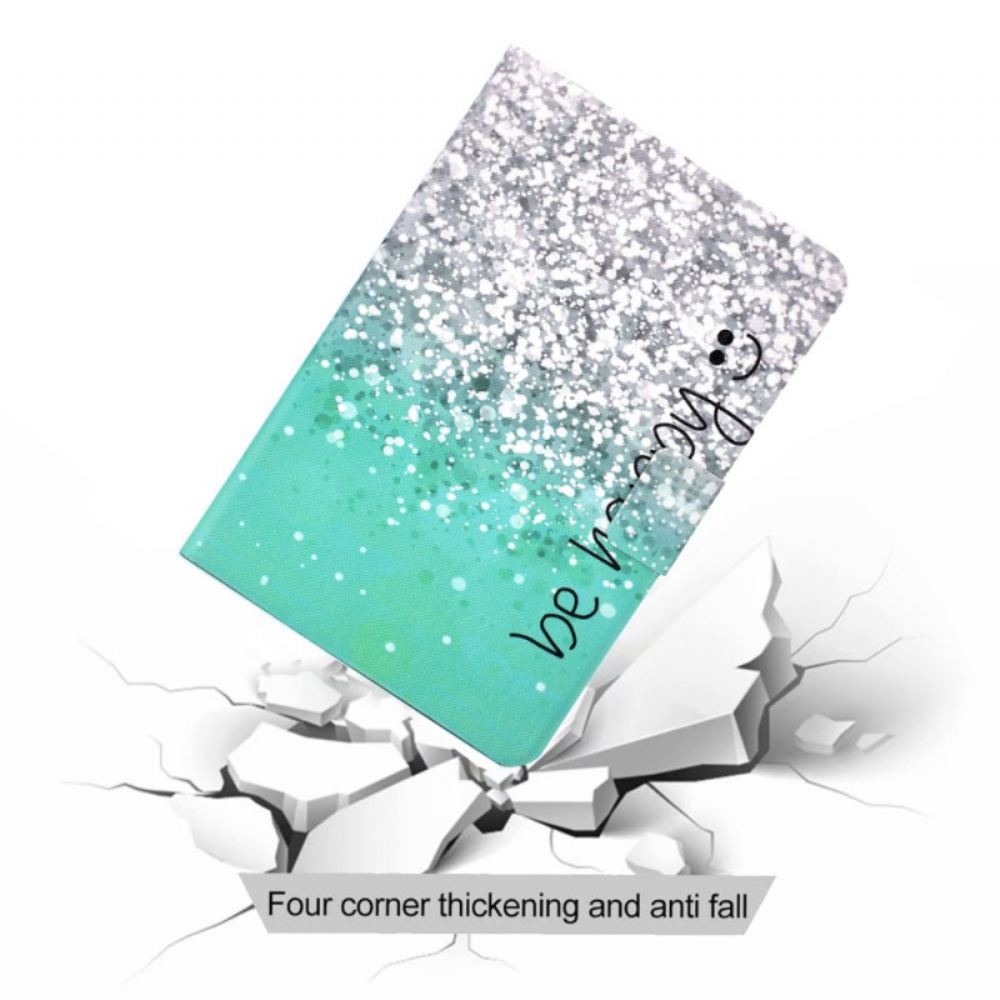 Peněženková Pouzdra iPad (2025) Kryty Na Mobil Buď Šťastný