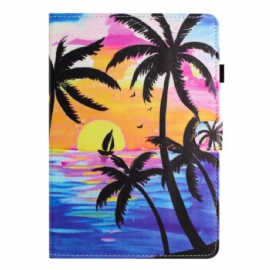 Peněženková Pouzdra iPad (2025) Kryty Na Mobil Kokosové Palmy