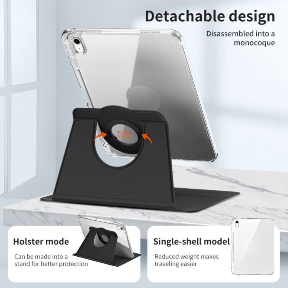 Pouzdra iPad (2025) Kryty Na Mobil Hybridní S Otočným Stojanem