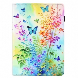 Pouzdra iPad (2025) Kryty Na Mobil Květiny A Motýli