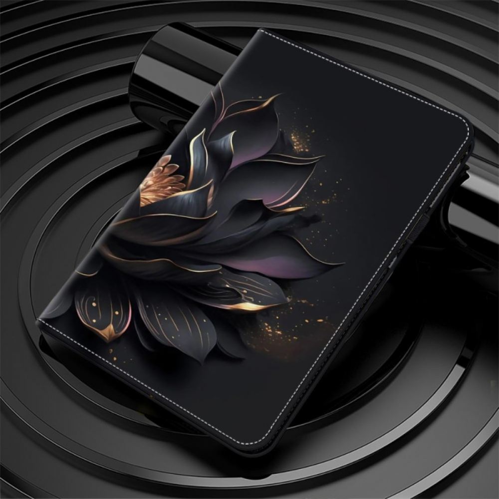 Pouzdra iPad (2025) Kryty Na Mobil Černá Růže