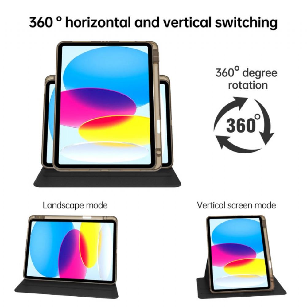 Pouzdro iPad (2025) Otočný Pastelový Vzor