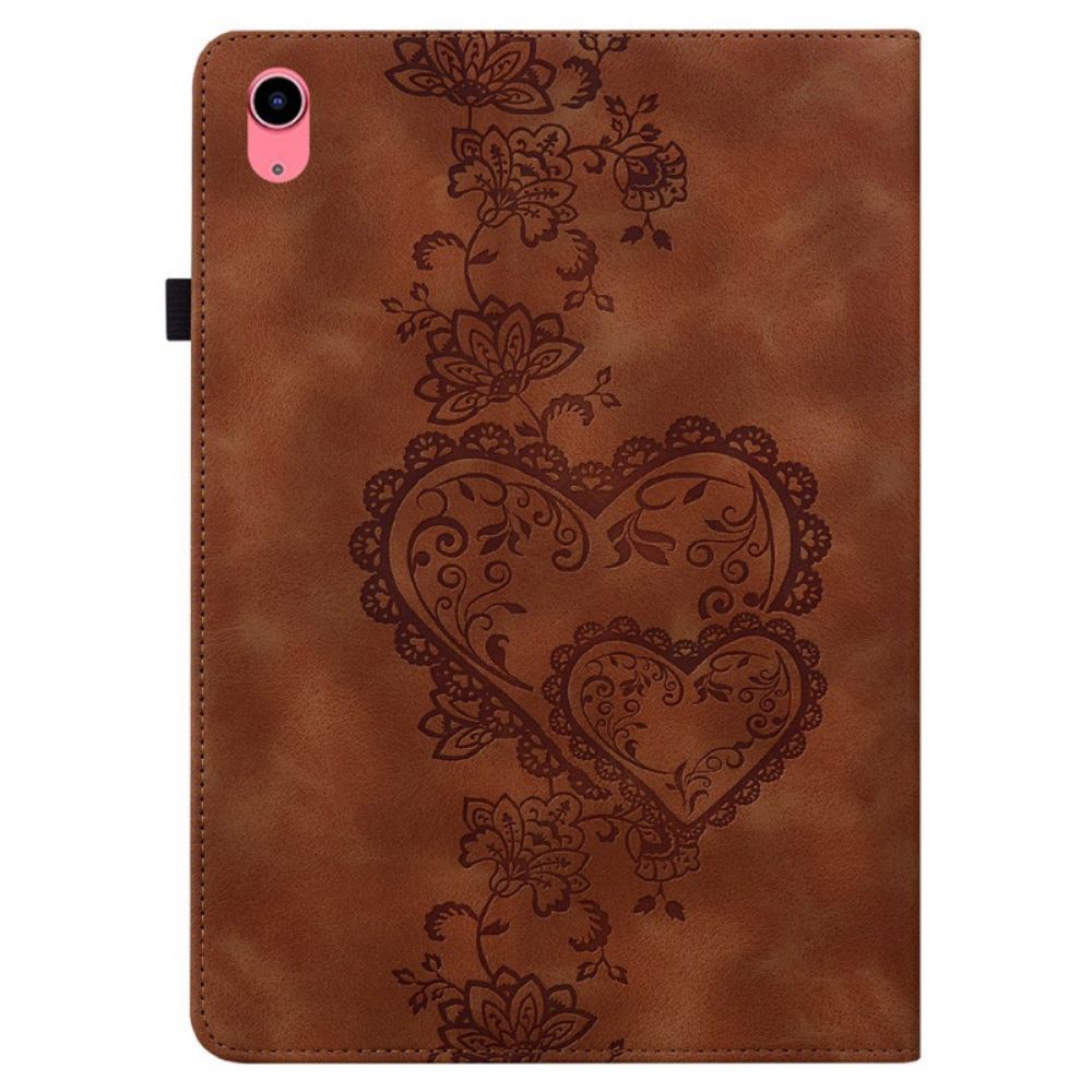 Pouzdro iPad (2025) Srdce S Držákem Stylusu