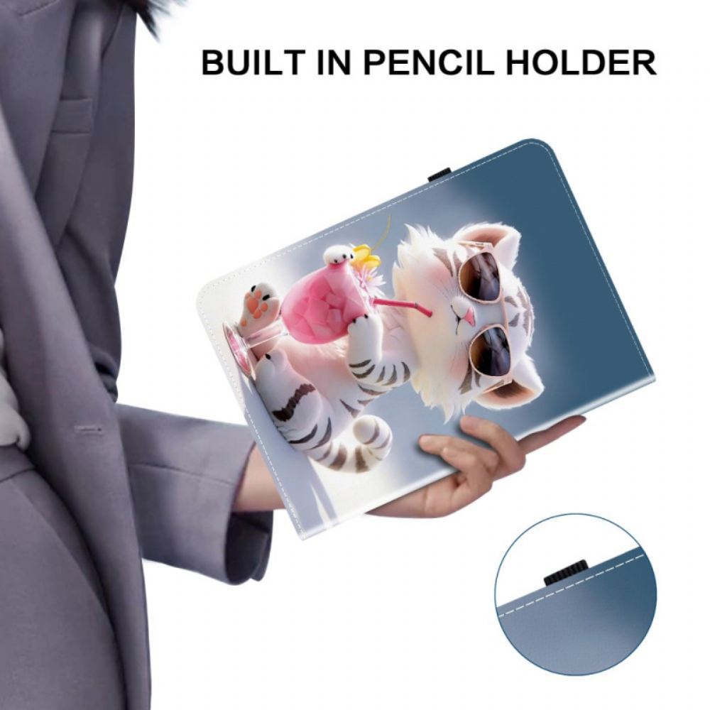 Pouzdro Na iPad (2025) Kreslený Tygr