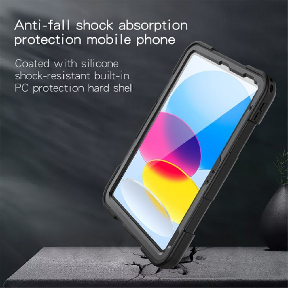 Vodotěsné Pouzdro Ip68 Pro iPad (2025) / 10.9 (2022) Vodotěsný Stojánek A Šňůrka S Krytím Ip68