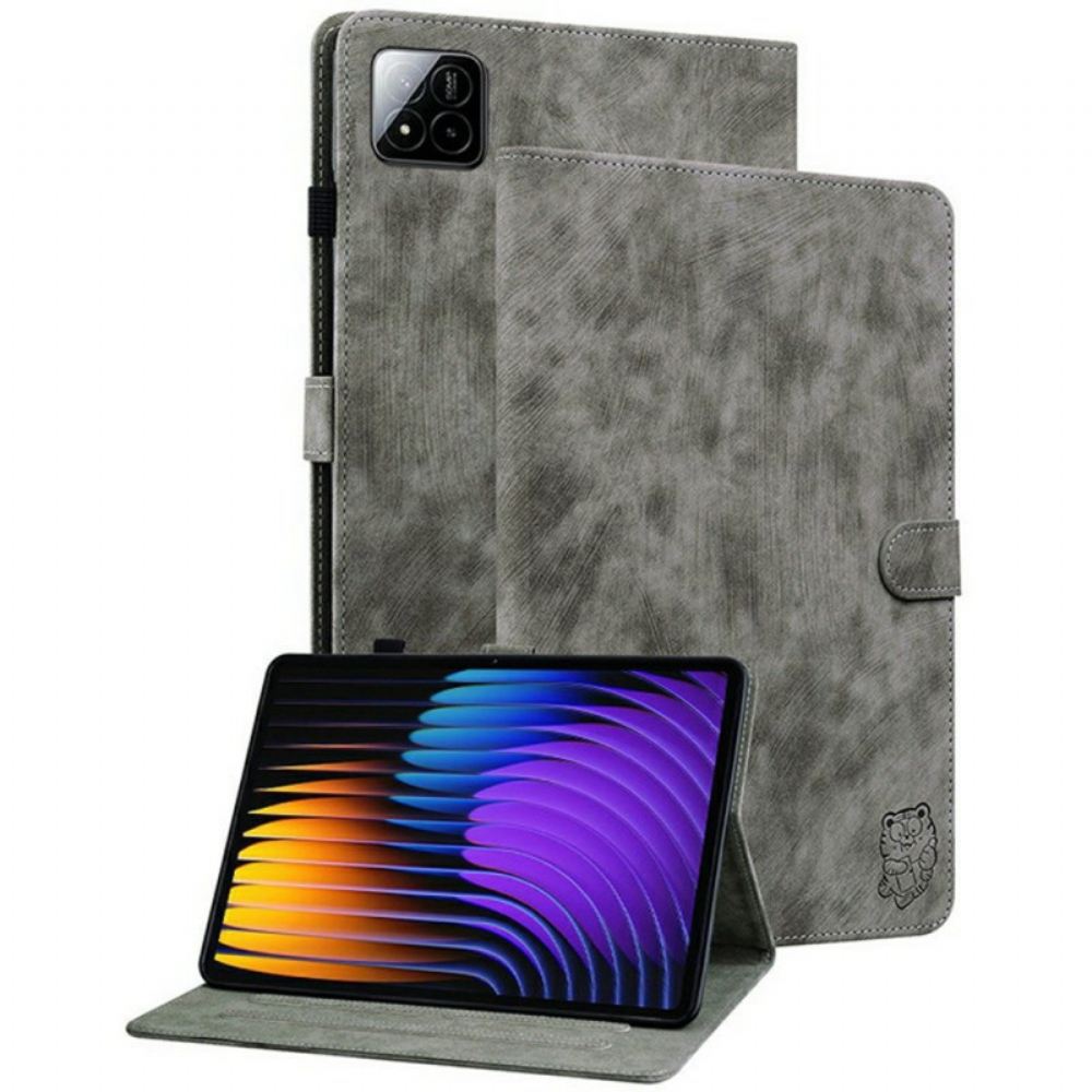 Kožený Kryt Na Xiaomi Pad 7 / 7 Pro Vintage Umělá Kůže