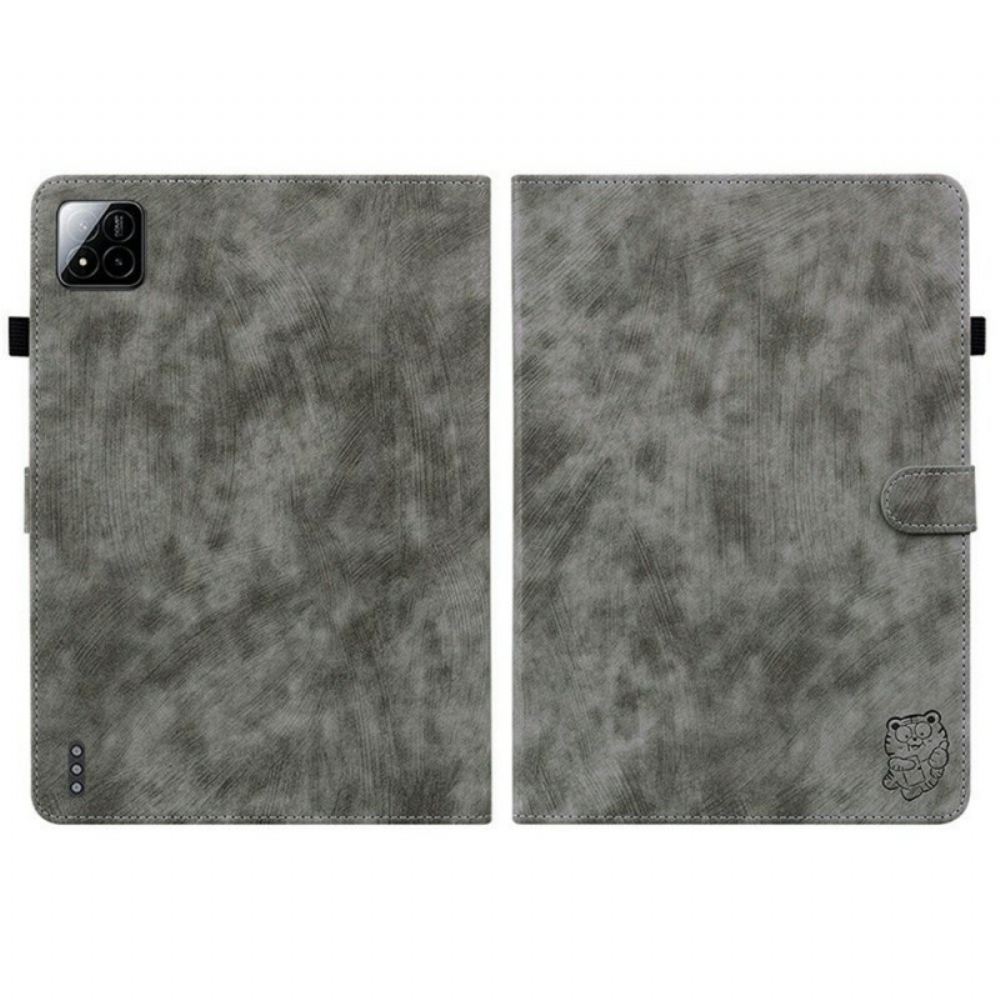 Kožený Kryt Na Xiaomi Pad 7 / 7 Pro Vintage Umělá Kůže